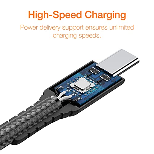 SlimQ 240W 40Gbps Type-C Charging USB C to USB C Cable, USB 4 PD3.1 Supports 8K HD Display, for iPhone 15 Pro/Max - Image 3