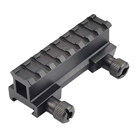 ulightfire Riser Rail Mount with 20mm Dovetail Base 8 Slots 145mm Length Rail Mount Cover