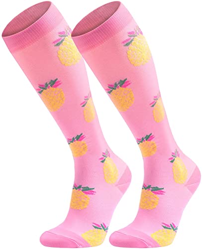 ACTINPUT 3/7 Pares Calcetines de compresión para Mujeres y Hombres es el Mejor atlético, Correr,Escalar Montaña,Vuelo, Viajes Cover