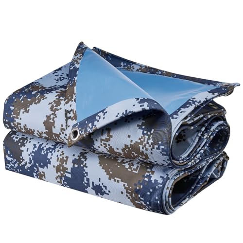 Lona impermeable de PVC multiusos con ojales para protección de piscinas y exteriores 2