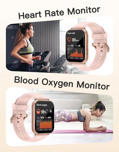 1.85" Smart Watch with Answer/Make Calls - Fitness Tracker with Heart Rate, SpO2, Sleep Monitor, 100+ Sports Modes, Step Counter, Notifications for Android & iOS, for Men and Women - Image 5