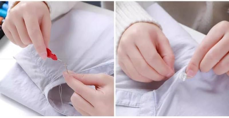 MVNOIRE PP Portable Small Needle Thread Storage Box Multi-Functional Sewing Kit Bag Home Use