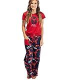 Lazy One Women's Pajama Set, Short Sleeves with Cute Prints, Fitted, Lobster, Seafood Ocean, Animal...