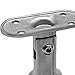 KiBcsLic Stairs Handrail Bracket Handrail Mounts Handrail Post Support Stainless Steel for Staircases, Flat shaped