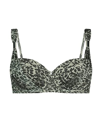 HUNKEMÖLLER Wattiertes Bügel-Bikini-Oberteil Argentina - Khaki - 75B