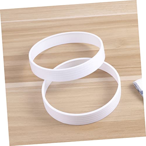 Besportble 2Pcs Green Accessories Golf Accesories An Fittings Putter Putters Putting Green Hole Rings Training Aid Accessories Putting Cup Rings Plastic Ring Grommet White Hole Plastic Ring #TOP1
