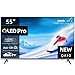 CHiQ 55QA10 55 Pollici 4K UHD QLED HDR10,VRR e ALLM|Design Metallico Ultra Sottile Senza Cornice | Dolby Audio | Triplo Tuner (DVB-C/T/T2/S/S2) | Wi-Fi Dual Band | Nuovo Modello 2025