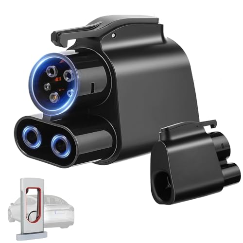 NACS to CCS1 Charger Adapter Compatible with Tesla Superchargers Upgraded Tesla Supercharger to CCS1 Charger Adapter (500A 1000V) Fast Charge for Electric Vehicle
