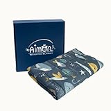 Aimon Weighted Blanket Kids, Toddler Weighted Blankets, 100% Cotton, Organic Weighted Blanket, Washa