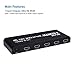Expert Connect 1x4 HDMI Splitter | 4 Port | 1 in - 4 Out | Ultra HD 4K/2K @ 60Hz (60 fps), HDR | HDMI 2.0, HDCP 2.2 | Full HD/3D | 1080P | DTS | Digital Sound | Direct TV | 18 Gbps