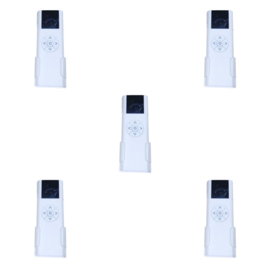 IOIUSKKU 5 Ensemble de Télécommande sans Fil Pratique et conviviale, télécommande Universelle en Plastique pour Rouleau électrique Compact AC114-01 1 Commande, AC114-01 1 Commande 5Ensemble