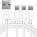 3Pack Original [Apple MFi Certified] Charger Lightning to USB Cable Compatible iPhone 11 Pro/11/XS MAX/XR/8/7/6s/6/plus,iPad Pro/Air/Mini,iPod Touch(White 1M/3.3FT)