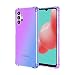 Produktbild JIAFEI Hülle für Samsung Galaxy A32 5G Gradient Color Handyhülle TPU Gradient Dünn Schutzhülle Anti-Fall Handytasche Handy Case Kompatibel mit Samsung Galaxy A32 5G, Lila/blau
