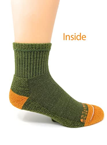 Warrior Alpaca Socks - Comfort Cushioned Retro Solid Quarter Crew for Adults - Unisex4