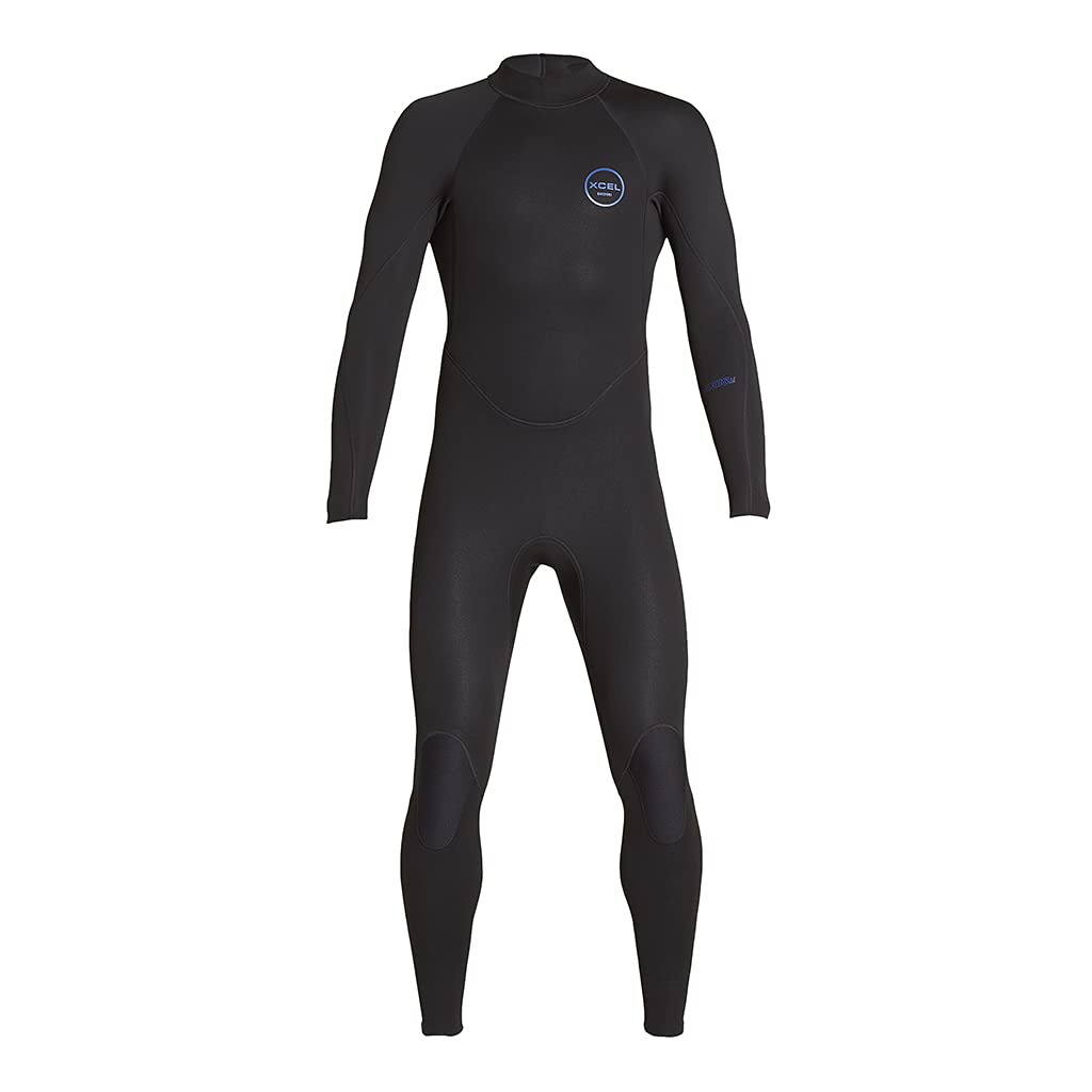 XCELMens Axis Flatlock Long Sleeve Back Zip 3/2mm Fullsuit