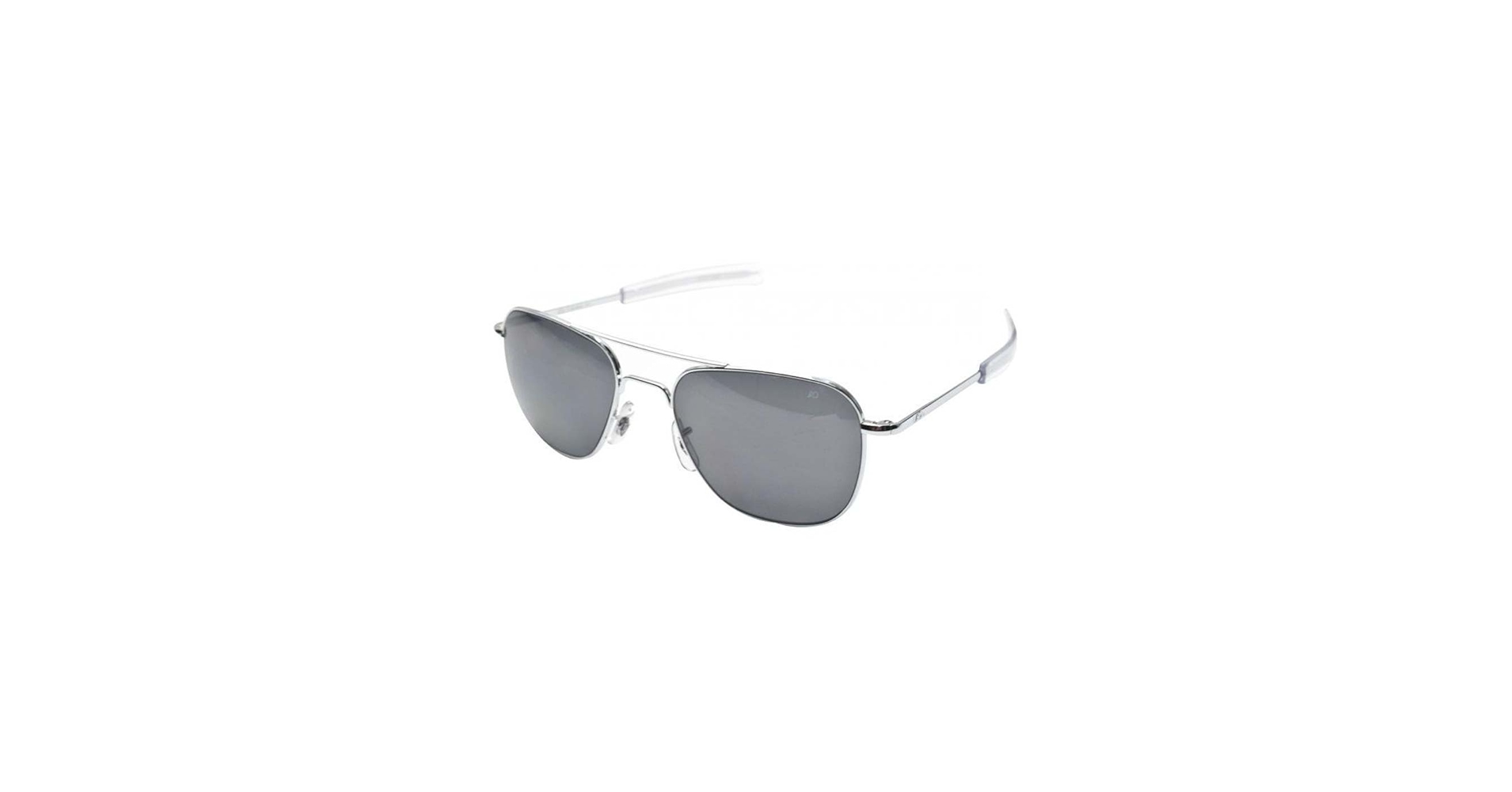 “American optics” 純正政府空軍パイロットサングラス クロム Amazon | 