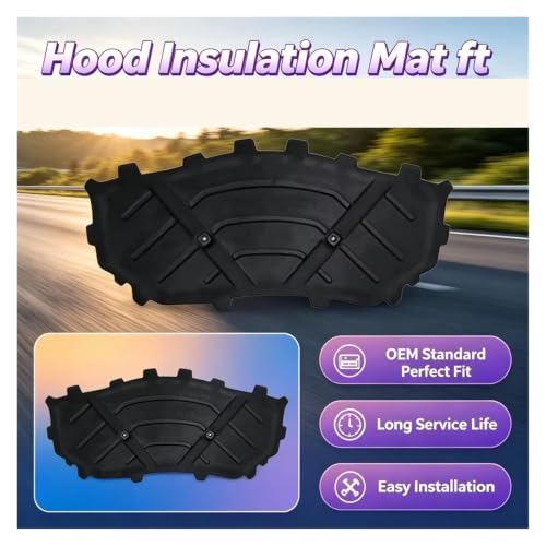 Tapis d'isolation capot pour compartiment moteur Q3 isolation phonique - 7
