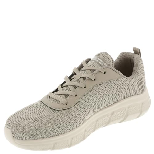 Skechers mens Bobs B Flex - Cool Edge Sneaker, Taupe, 11.5