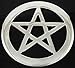 AzureGreen Pentagram Altar Tile 4"