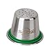 RECAPS Only 1 Stainless Steel Refillable Pod Reusable Pod Compatible with Original Line Machine But Not All (Only 1 Pod, Lids excluded)