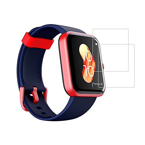 Image of Ultra Thin Unbreakable Screen Protector For BOAT XTEND Smartwatch (1.69 inch) (pack of 2) / / Anti Scratch, Bubble Proof 9H TPU Film With Installation Kit / / (NOT A TEMPERED GLASS)