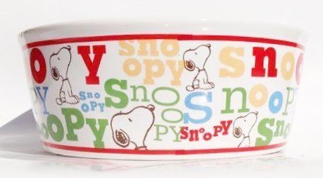 Peanuts Colorful Snoopy Dog Food Bowl Heavy Stoneware Pet Dish 5 Wide By Peanuts Buy Online In Honduras At Honduras Desertcart Com Productid