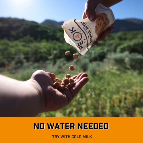 Peak Refuel Dessert Bites | Peanut Butter Chocolate Chip Cookies | Freeze Dried Backpacking And Camping Food | Tasty Trail Treat | High Protein Snack Packs (Cookie 1-Pack) #TOP3