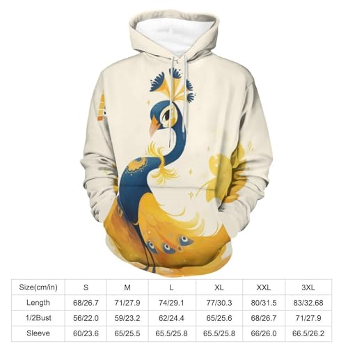 Sweatshirt pullover Paon Jaune : le pull mixte taille S parfait - 3