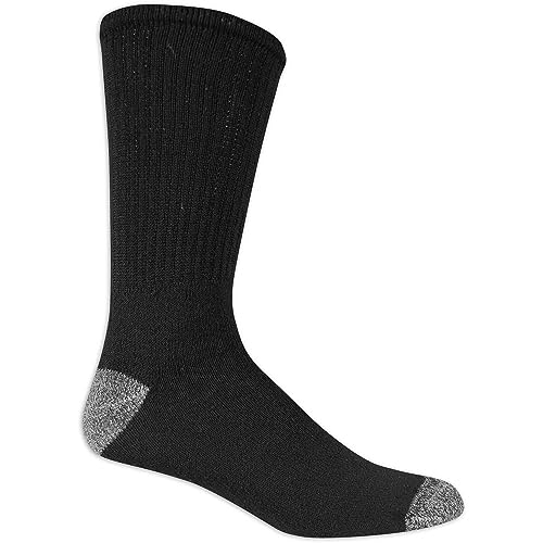 unisex crew socks 12 pairs pack (size 10-13) adult