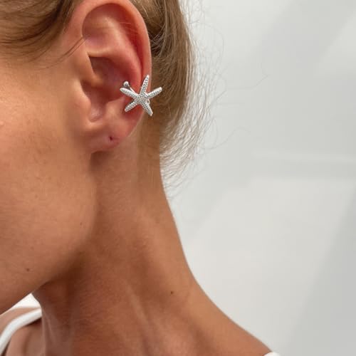 4 Pzas Aretes Ear Cuff Dorado y Plata Sin Perforación miniatura 4
