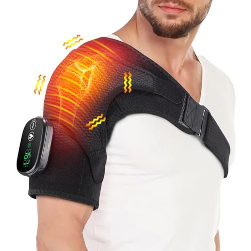 Heated Shoulder Wrap with Massage and Vibration