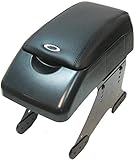 Multifunktionelle universal Mittelarmlehne / Armlehne in exklusivem Kunstleder und Schwarz Design inkl. gepolsterter Armauflage aus Kunstleder