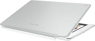 Logitech ultradünne Magnetic Clip-On Tastatur für Apple iPad Air 2 weiß