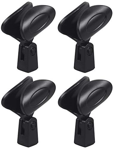 4 Rockville Universal Wireless Microphone Clip Flexible Plastic+Copper Threading #TOP27