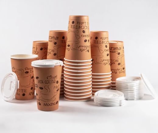 LIFEGUARD Heavy-Duty Hot Paper Coffee Cups, Disposable Cups for Coffee, Tea, and Other Hot Beverages, 16 Oz, Master Case of 1000