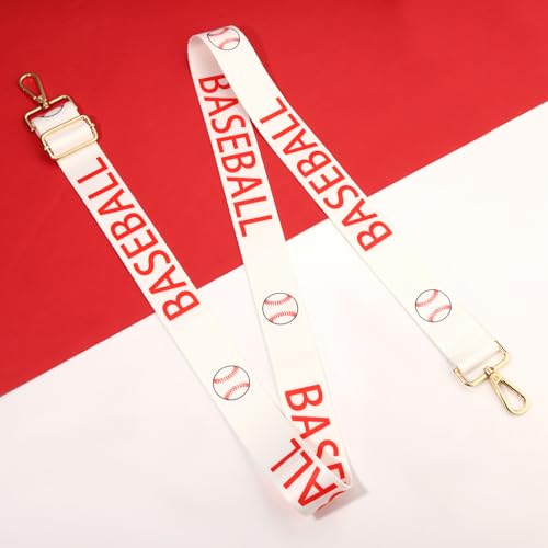 Image of NVENF Game Day Purse Strap Replacement Baseball Basketball Soccer Golf Crossbody Shoulder Bag Straps for Stadium Clear Purse (Style I)