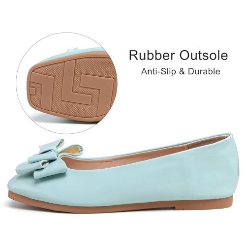Image of Dear Time Women's Casual Foldable Ballet Flats Square Toe Ballerina Flats Shoes Comfortable