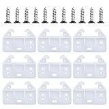 Worldity 20 Pieces Plastic Drawer Track Guide, Drawer Track Guides Replacement Furniture Drawer...