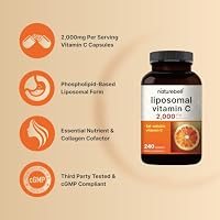 NatureBell Liposomal Vitamin C 2,000mg Per Serving, 240 Capsules — image 3