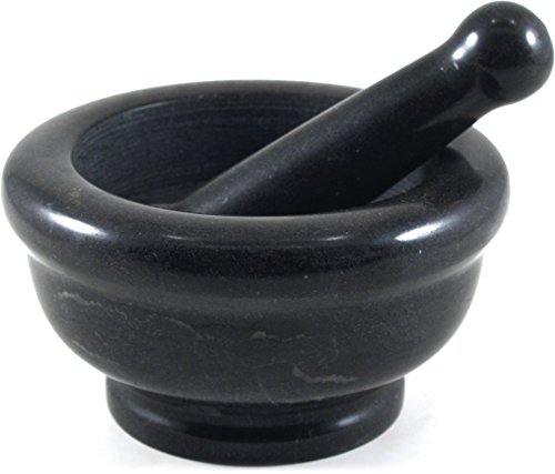 Granite Mortar and Pestle Set 6 Inch