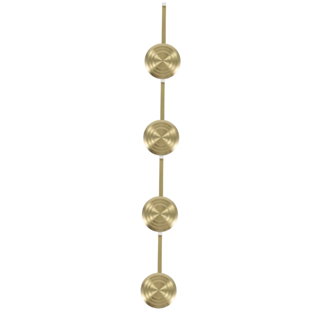 DOITOOL 4 Stück Uhrzeiger Uhrenpendel Lieferungen Uhrenzubehör Uhr Zifferblatt Gesicht Uhr Reparatur Set Teil der Wanduhr Metallpendel für Wanduhr Ersatzpendel für Wanduhren Golden