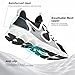Mens Running Shoes Blade Fashion Sneakers Casual Slip on Tennis Walking Athletic Sport Trainers Zapatillas para Hombre White Black