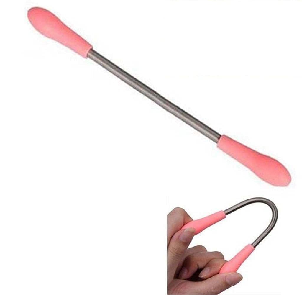 Face Hair Removal Device Epilator Micro Spring Depilation Facial Shaver Trimmer (Pink)