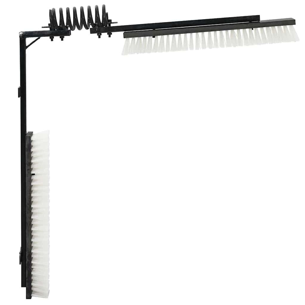 Solivagant Spazzole per Il Bestiame Nero e Bianco 84 x 10 x 91 cm PVC,Nero,7.38kg