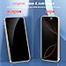 Fotbor 2 Pack Compatible for iPhone 17/iPhone 16 Pro Privacy Screen Protector, Anti Spy Private Case Friendly Anti-Scratch 9H Hardness Tempered Glass