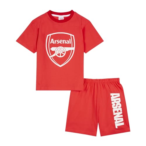 Arsenal F.C. Conjunto de pijama para niños, camiseta y pantalones cortos, regalos de la AFC para niños, rosso, 14-15 años