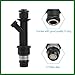 Motoforti 6pcs 25323971 Car Fuel Injector for Chevrolet Impala Venture for Buick Rendezvous 2002-2005 for Oldsmobile Alero Silhouette 2000-2004 3.4L Long-lasting