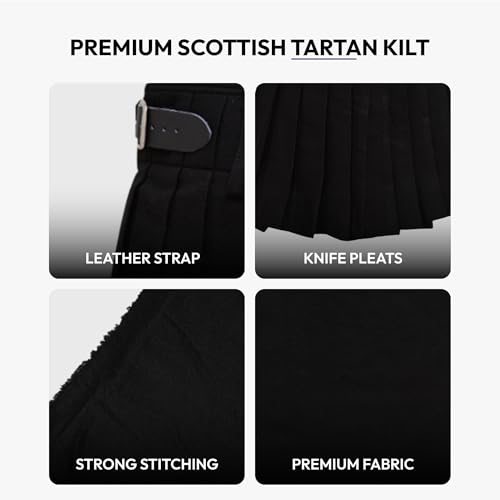 Image of Authentic Scottish Men's Tartan Kilts - Highland Light Weight Value Kilt | Embrace Your Heritage with Comfort