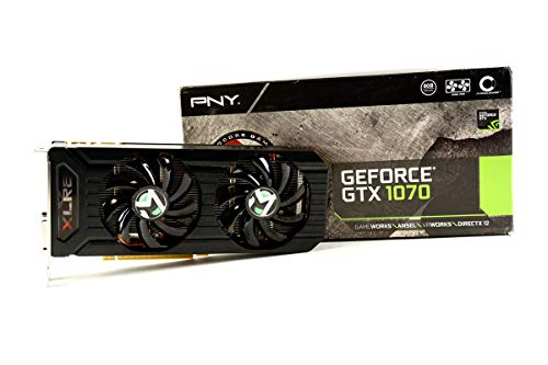 Pny GeForce GTX 1070 8GB XLR8 Gaming Overclocked Edition, VCGGTX10708XGPB-OC-BB