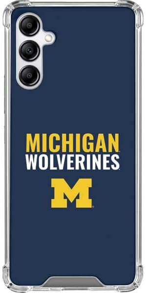Skinit Clear Phone Case Compatible with Galaxy A14 5G - Officially Licensed University of Michigan Wolverines M Design